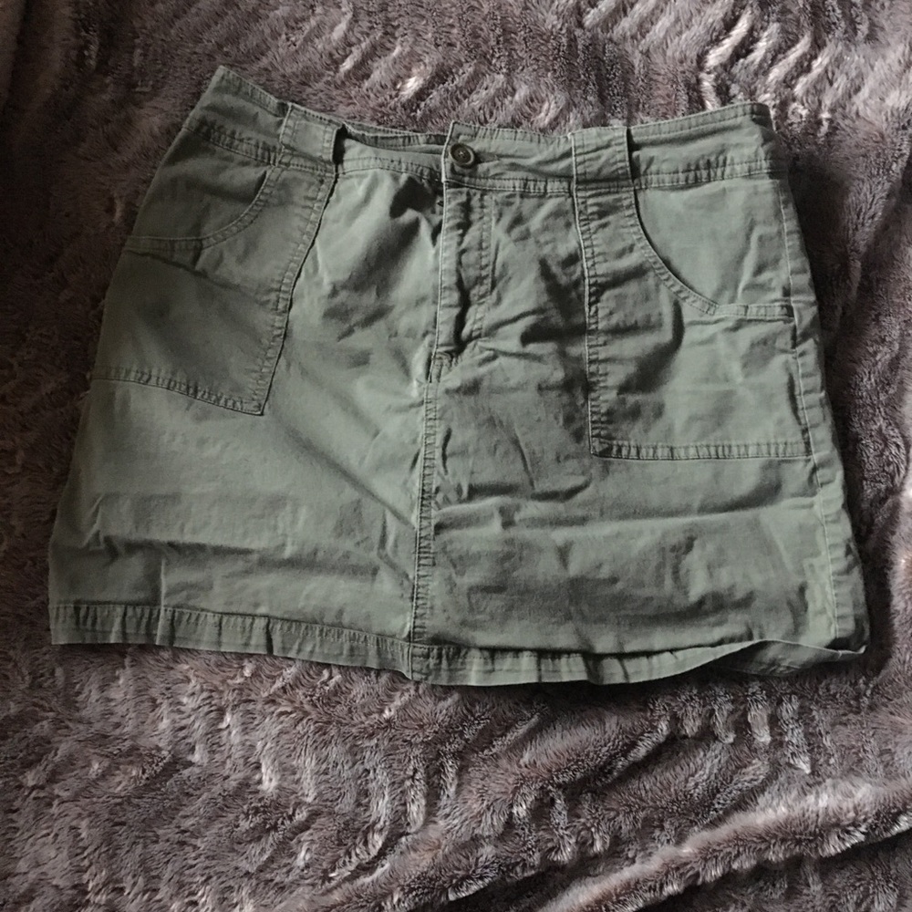 Olive green skort